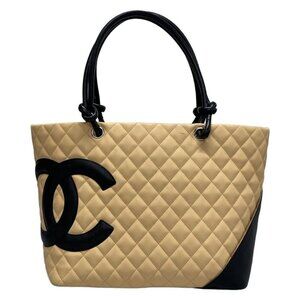 Chanel Tote Cambon Beige X Black